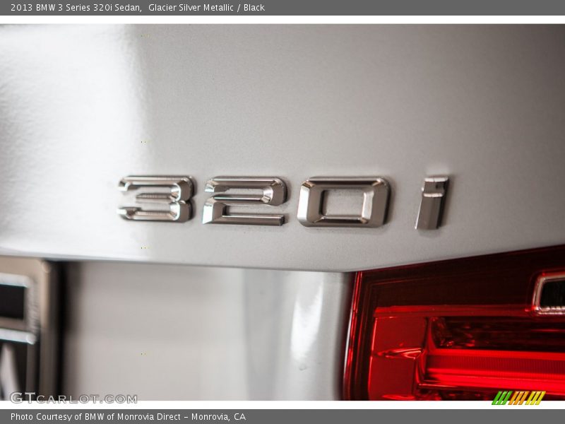 Glacier Silver Metallic / Black 2013 BMW 3 Series 320i Sedan