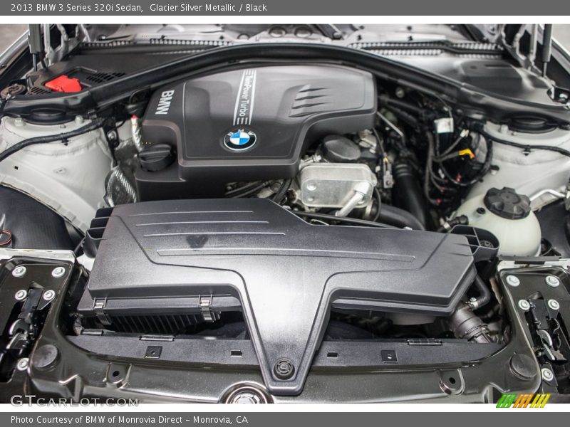 Glacier Silver Metallic / Black 2013 BMW 3 Series 320i Sedan