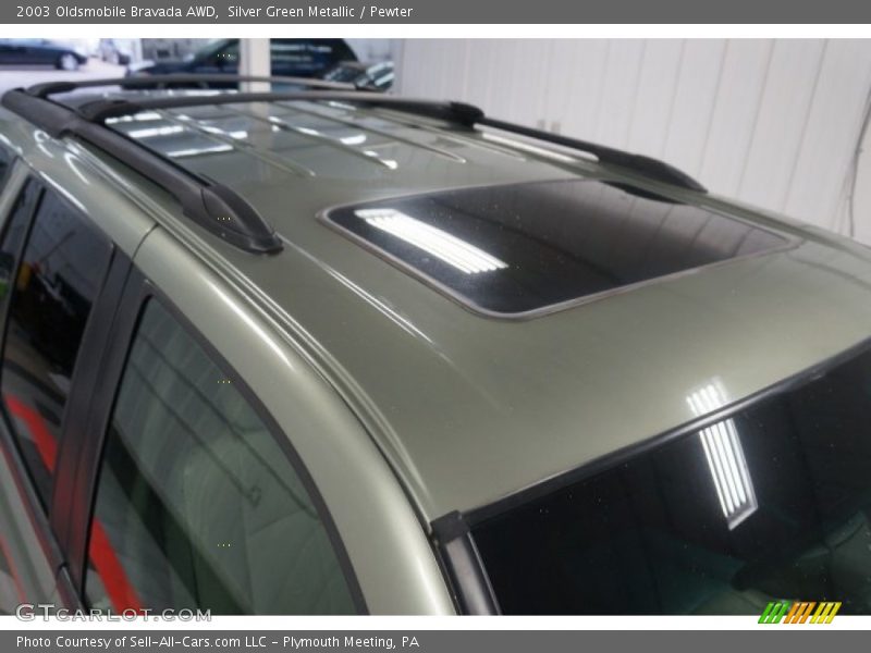 Silver Green Metallic / Pewter 2003 Oldsmobile Bravada AWD