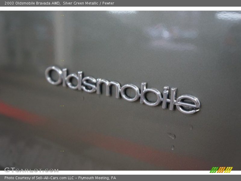 Silver Green Metallic / Pewter 2003 Oldsmobile Bravada AWD