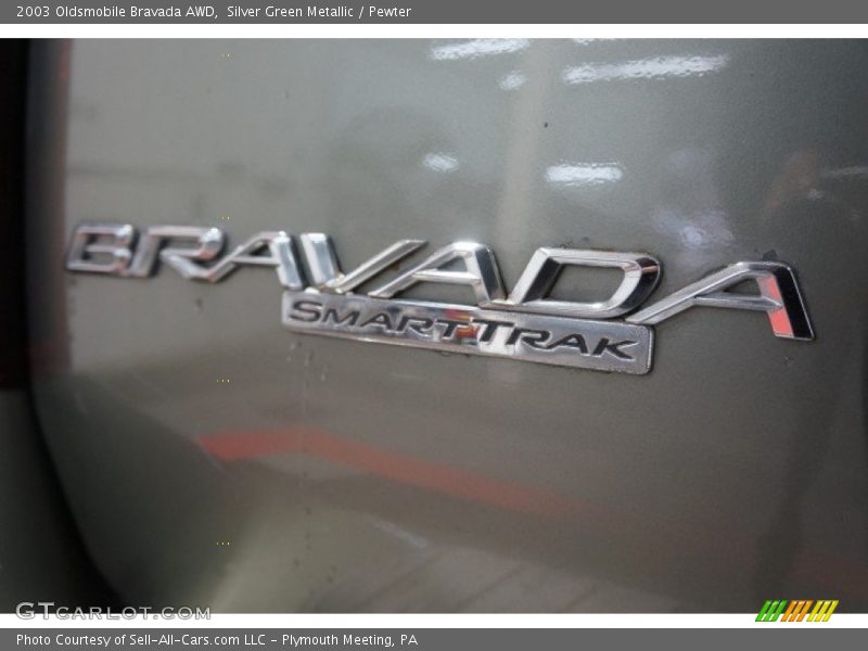 Silver Green Metallic / Pewter 2003 Oldsmobile Bravada AWD