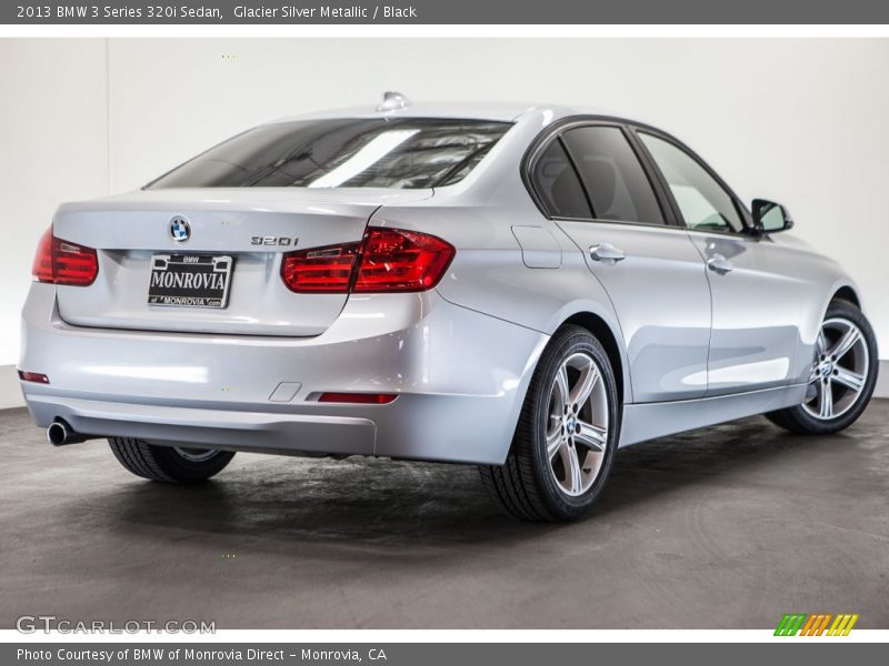 Glacier Silver Metallic / Black 2013 BMW 3 Series 320i Sedan