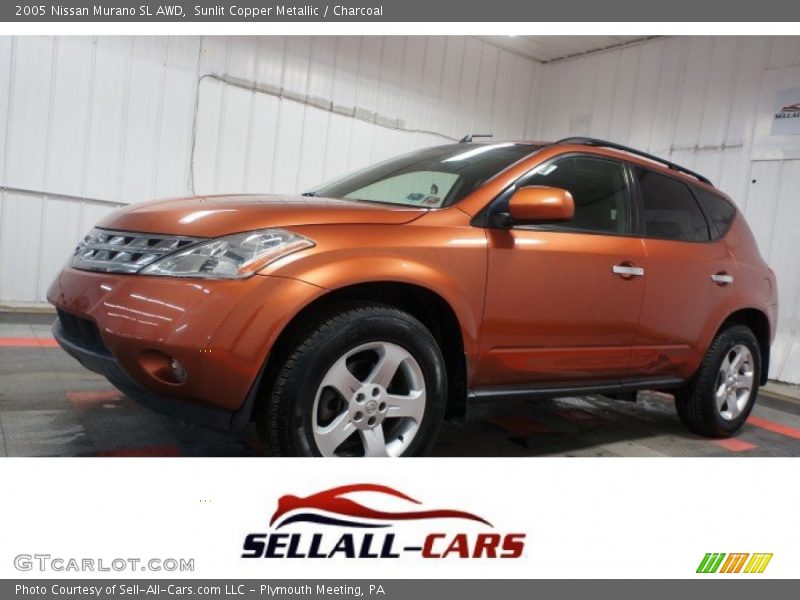 Sunlit Copper Metallic / Charcoal 2005 Nissan Murano SL AWD