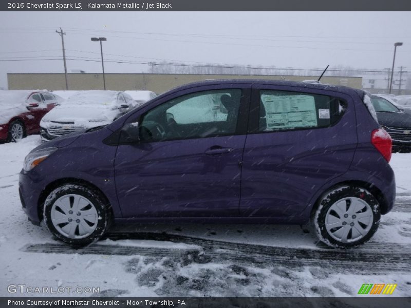 Kalamata Metallic / Jet Black 2016 Chevrolet Spark LS