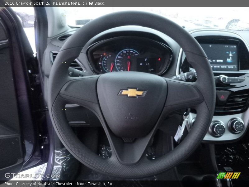 Kalamata Metallic / Jet Black 2016 Chevrolet Spark LS