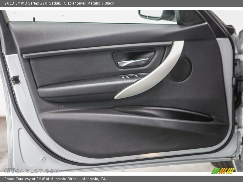 Glacier Silver Metallic / Black 2013 BMW 3 Series 320i Sedan