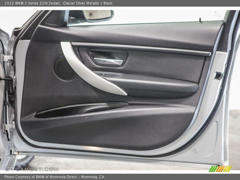 Glacier Silver Metallic / Black 2013 BMW 3 Series 320i Sedan