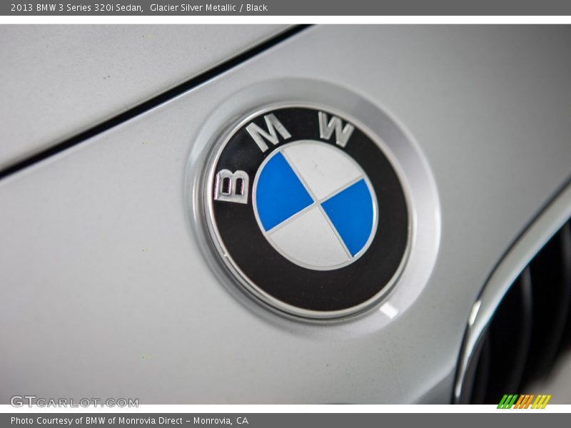 Glacier Silver Metallic / Black 2013 BMW 3 Series 320i Sedan