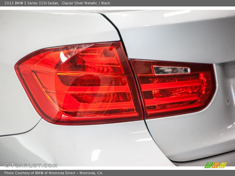 Glacier Silver Metallic / Black 2013 BMW 3 Series 320i Sedan