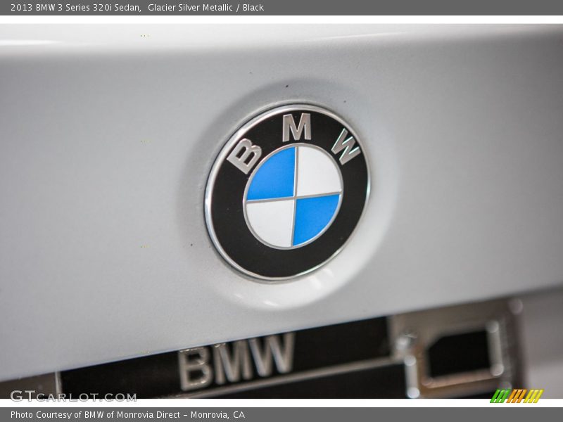 Glacier Silver Metallic / Black 2013 BMW 3 Series 320i Sedan