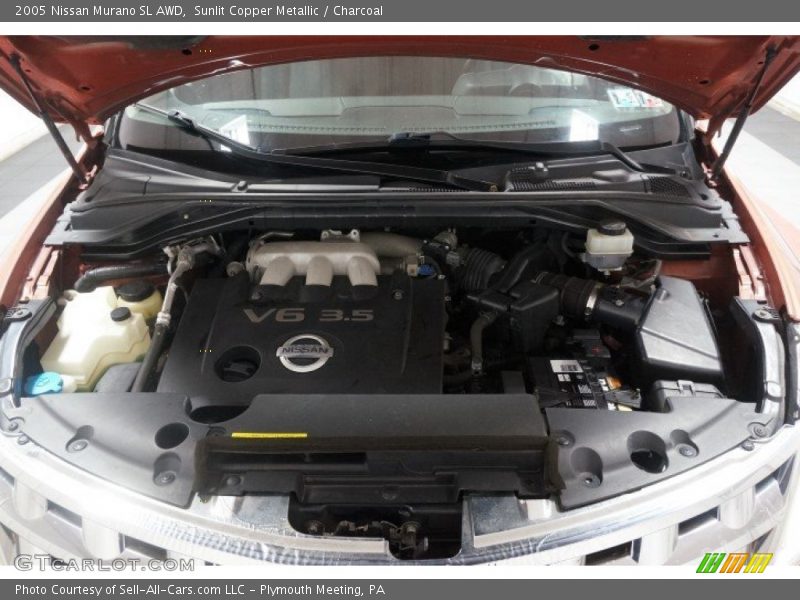 Sunlit Copper Metallic / Charcoal 2005 Nissan Murano SL AWD