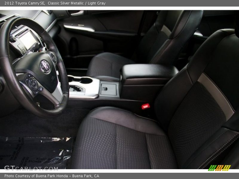 Classic Silver Metallic / Light Gray 2012 Toyota Camry SE