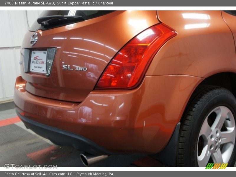 Sunlit Copper Metallic / Charcoal 2005 Nissan Murano SL AWD