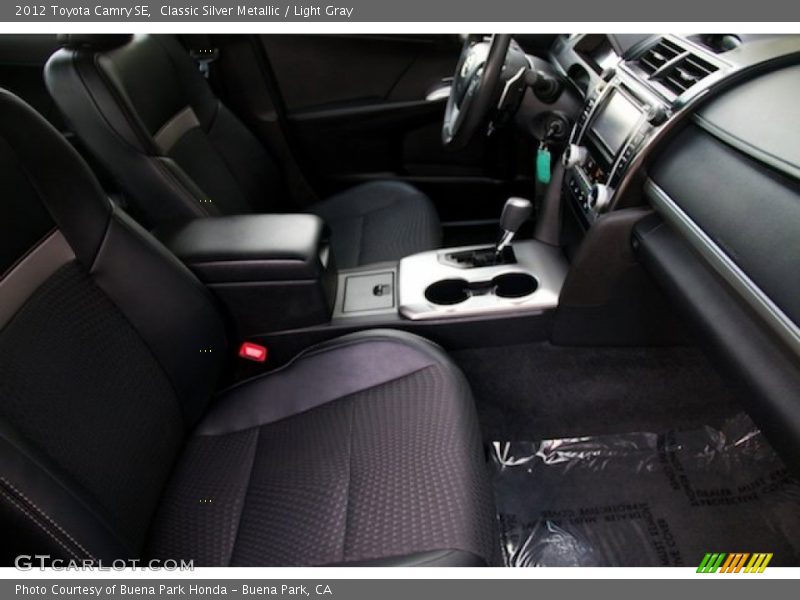 Classic Silver Metallic / Light Gray 2012 Toyota Camry SE