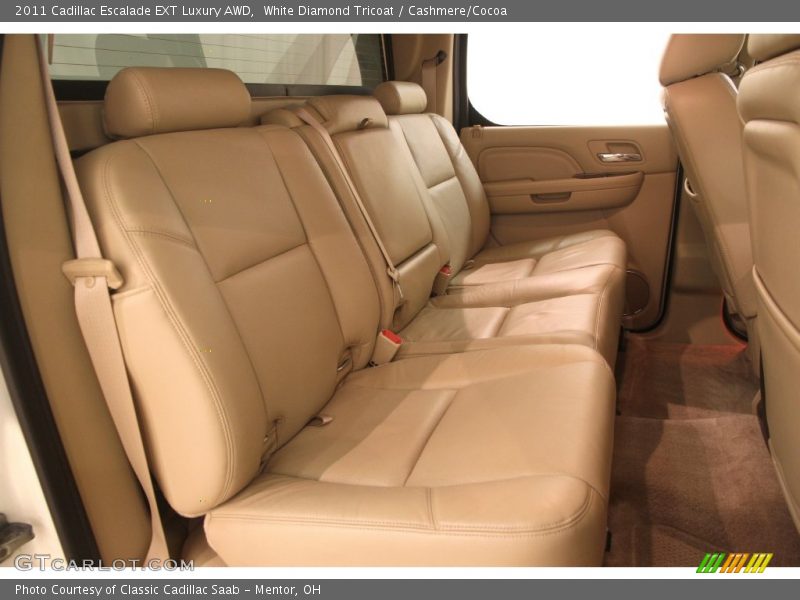 White Diamond Tricoat / Cashmere/Cocoa 2011 Cadillac Escalade EXT Luxury AWD