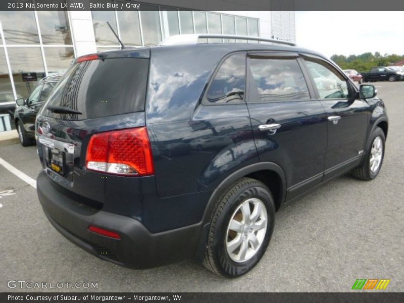 Baltic Blue / Gray 2013 Kia Sorento LX AWD