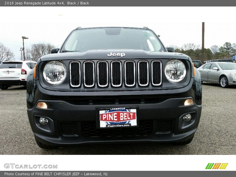 Black / Black 2016 Jeep Renegade Latitude 4x4