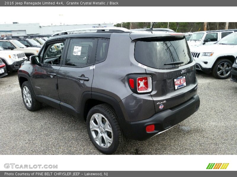 Granite Crystal Metallic / Black 2016 Jeep Renegade Limited 4x4