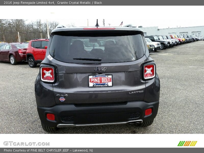 Granite Crystal Metallic / Black 2016 Jeep Renegade Limited 4x4