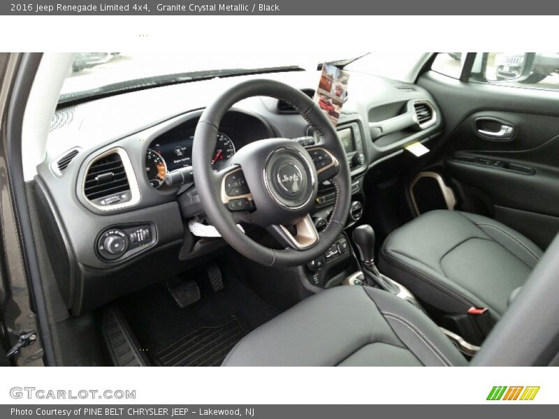 Granite Crystal Metallic / Black 2016 Jeep Renegade Limited 4x4