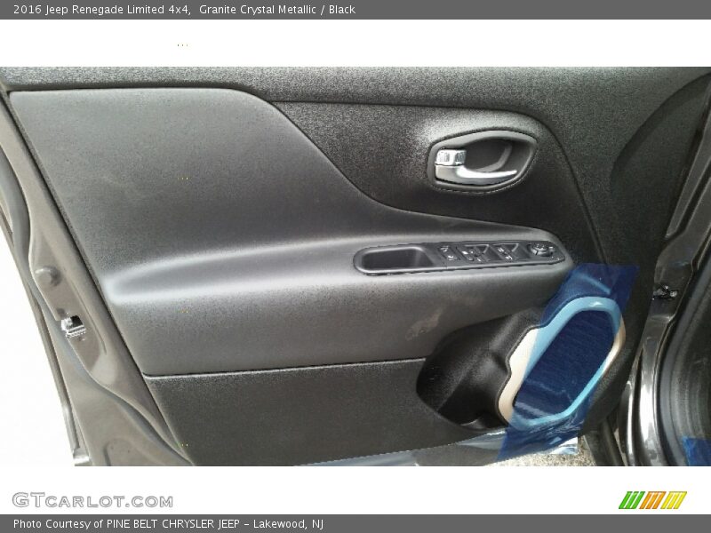 Granite Crystal Metallic / Black 2016 Jeep Renegade Limited 4x4