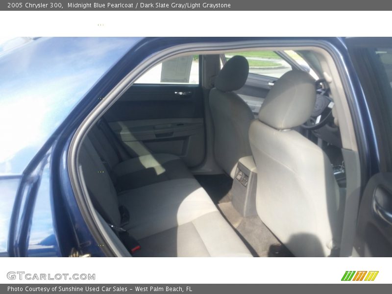 Midnight Blue Pearlcoat / Dark Slate Gray/Light Graystone 2005 Chrysler 300