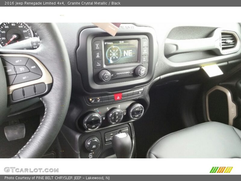Granite Crystal Metallic / Black 2016 Jeep Renegade Limited 4x4