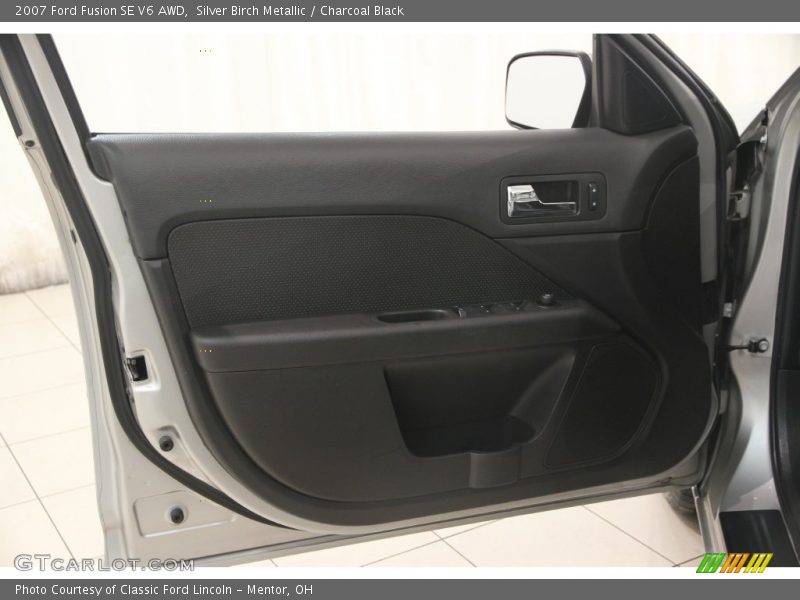 Silver Birch Metallic / Charcoal Black 2007 Ford Fusion SE V6 AWD