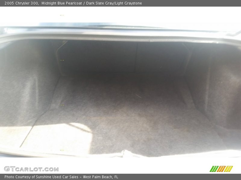 Midnight Blue Pearlcoat / Dark Slate Gray/Light Graystone 2005 Chrysler 300
