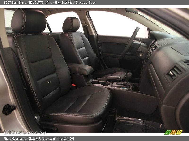 Silver Birch Metallic / Charcoal Black 2007 Ford Fusion SE V6 AWD