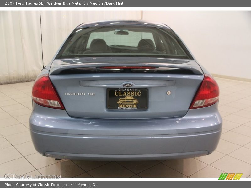Windveil Blue Metallic / Medium/Dark Flint 2007 Ford Taurus SE