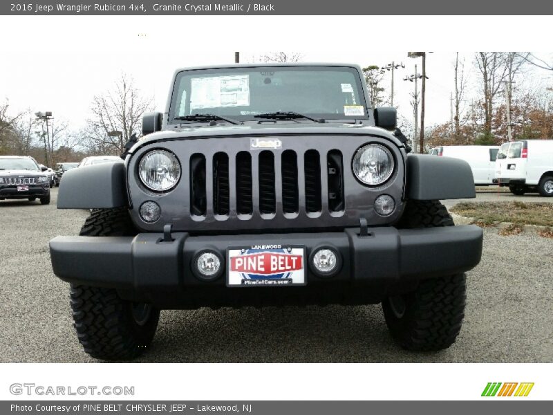 Granite Crystal Metallic / Black 2016 Jeep Wrangler Rubicon 4x4