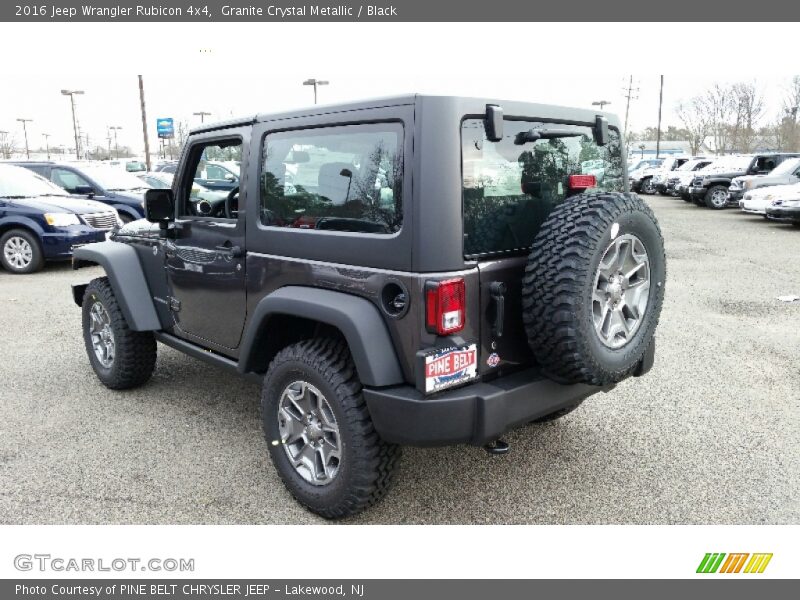 Granite Crystal Metallic / Black 2016 Jeep Wrangler Rubicon 4x4