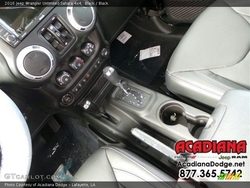 Black / Black 2016 Jeep Wrangler Unlimited Sahara 4x4