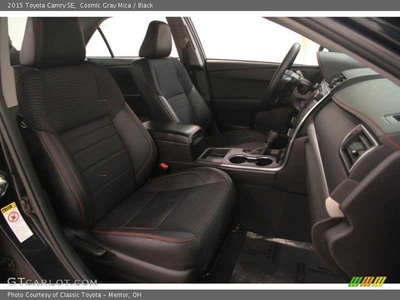 Cosmic Gray Mica / Black 2015 Toyota Camry SE