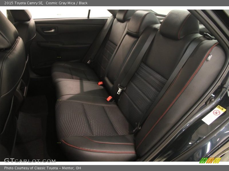 Cosmic Gray Mica / Black 2015 Toyota Camry SE