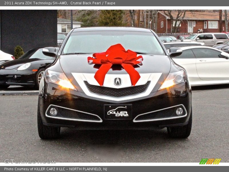 Crystal Black Pearl / Taupe 2011 Acura ZDX Technology SH-AWD