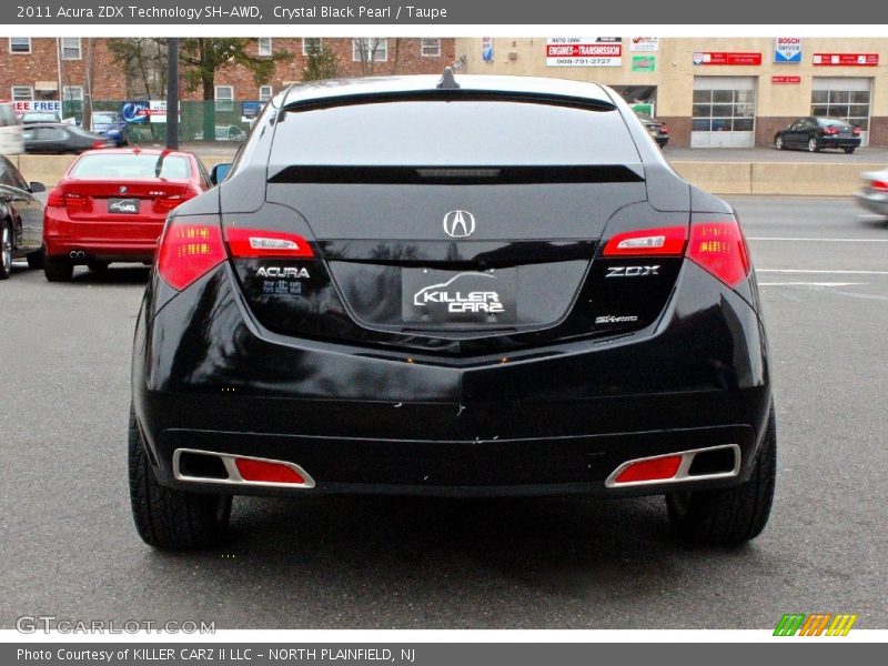 Crystal Black Pearl / Taupe 2011 Acura ZDX Technology SH-AWD