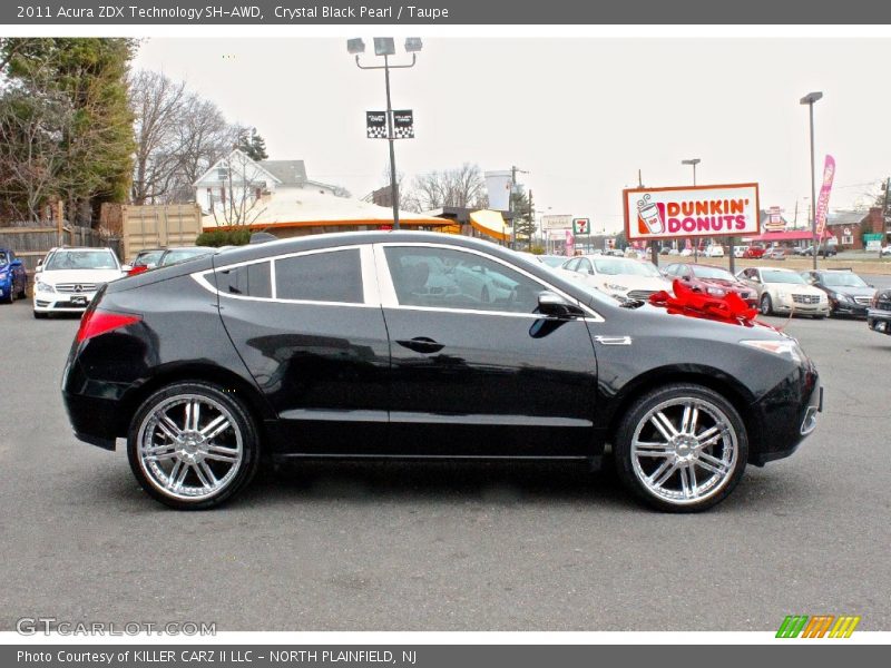 Crystal Black Pearl / Taupe 2011 Acura ZDX Technology SH-AWD
