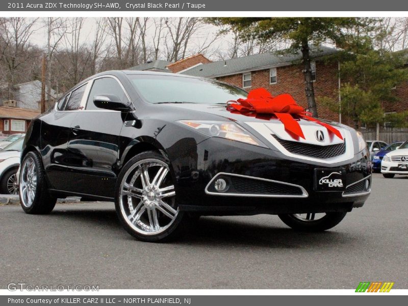 Crystal Black Pearl / Taupe 2011 Acura ZDX Technology SH-AWD