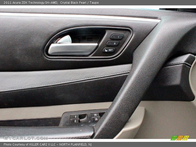 Crystal Black Pearl / Taupe 2011 Acura ZDX Technology SH-AWD