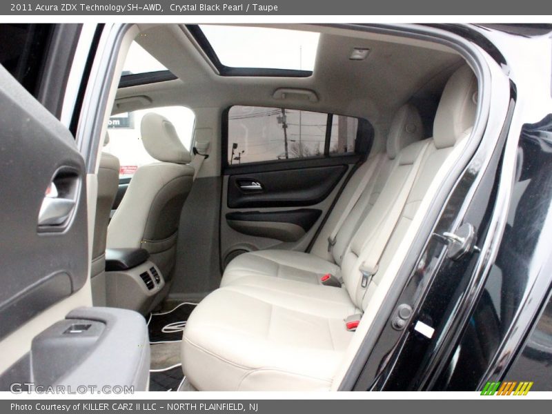 Crystal Black Pearl / Taupe 2011 Acura ZDX Technology SH-AWD