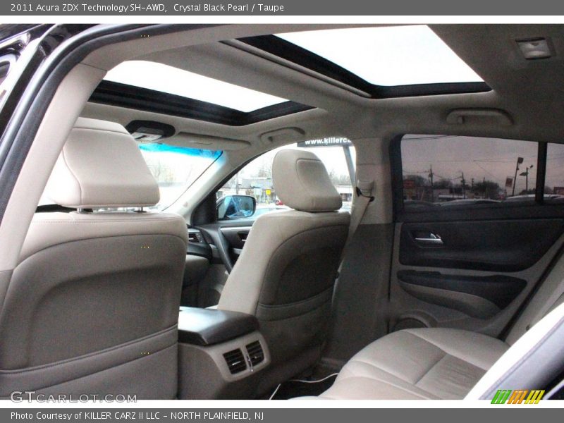 Crystal Black Pearl / Taupe 2011 Acura ZDX Technology SH-AWD