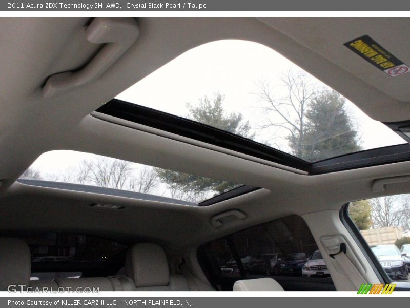 Crystal Black Pearl / Taupe 2011 Acura ZDX Technology SH-AWD