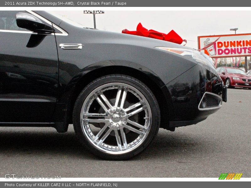 Crystal Black Pearl / Taupe 2011 Acura ZDX Technology SH-AWD
