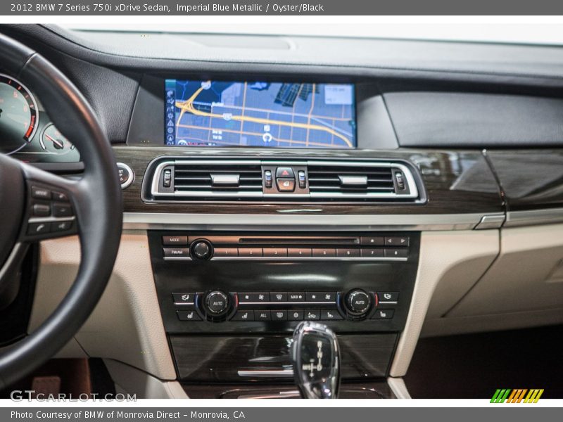 Imperial Blue Metallic / Oyster/Black 2012 BMW 7 Series 750i xDrive Sedan