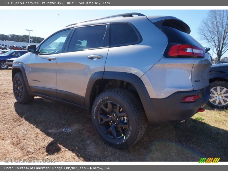 Billet Silver Metallic / Black 2016 Jeep Cherokee Trailhawk 4x4