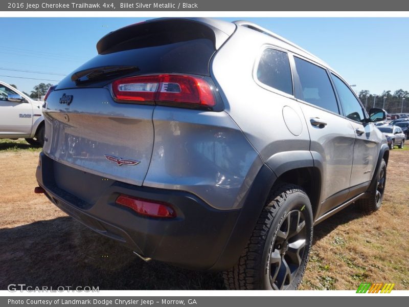 Billet Silver Metallic / Black 2016 Jeep Cherokee Trailhawk 4x4