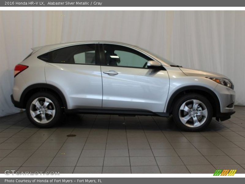 Alabaster Silver Metallic / Gray 2016 Honda HR-V LX