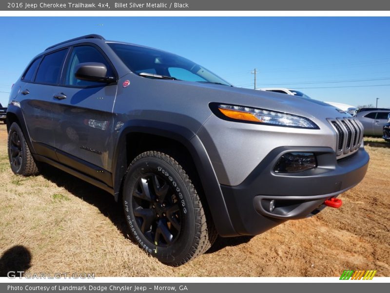 Billet Silver Metallic / Black 2016 Jeep Cherokee Trailhawk 4x4